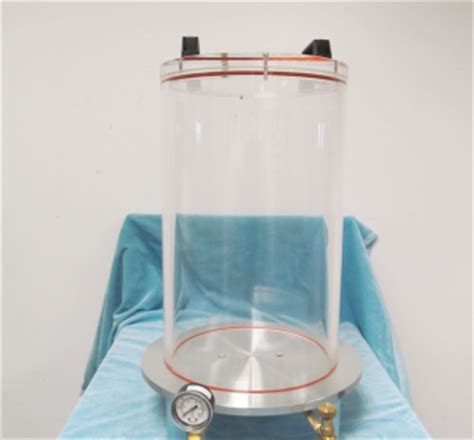 Clear Acrylic Round Vacuum Chambers Abbess Instruments