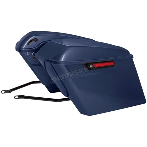 HogWorkz Big Blue Pearl Softail Stretched Saddlebag Conversion Kit W