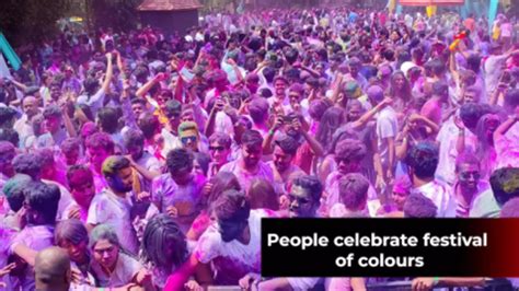 Holi 2022 Nation Celebrates Festival Of Colours With Fervour News