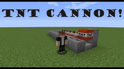 How To Make A Tnt Cannon In Minecraft 18 Youtube