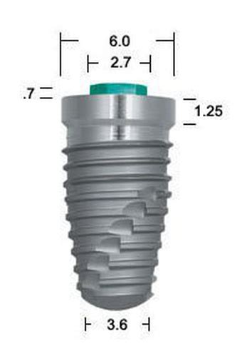 Biomet I Full Osseotite Tapered Certain Implante Dental Spotimplant