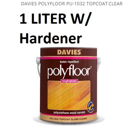 Davies Polyfloor Polyurethane Paint Liter With Hardener Pu