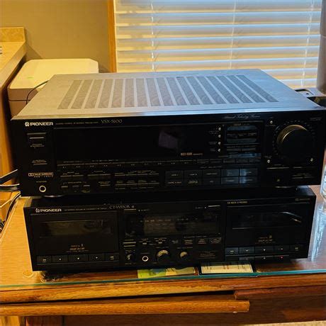 Great Finds Online Auctions - Pioneer Double Cassette Deck & Receiver