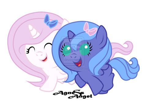 Baby Celestia And Luna By Agnessangel On Deviantart Celestia And Luna