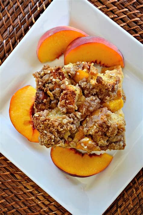 Peaches And Cream Baked French Toast 365 Days Of Baking And More