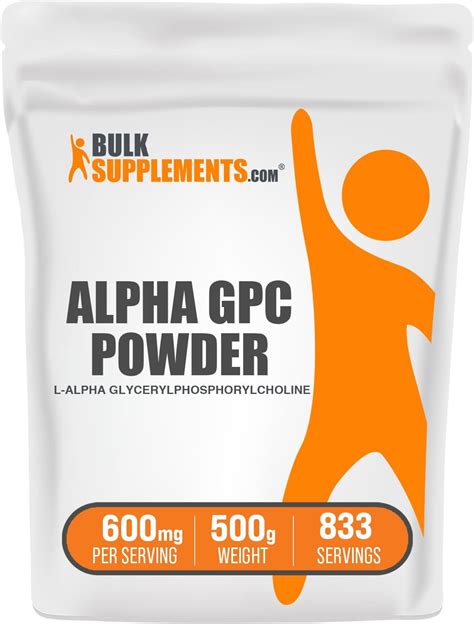 Amazon BulkSupplements Alpha GPC Powder L Alfa