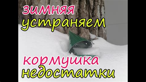 Зимняя кормушка, доработка - YouTube