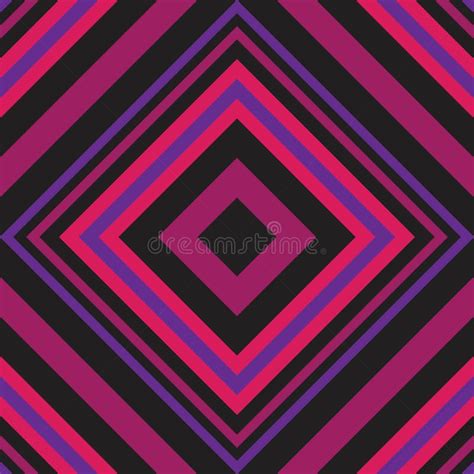 Purple Argyle Diagonal Stripes Seamless Pattern Background Stock Vector