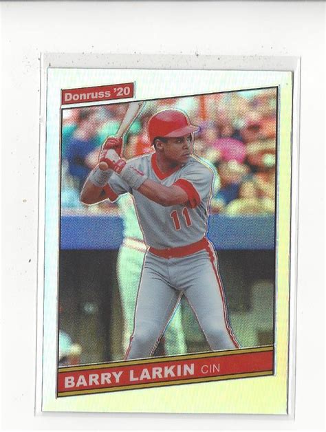 2020 Donruss Optic Retro 86 Holo 13 Barry Larkin Reds EBay