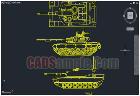 Autocad Drawing Of Tank Cad Block Dwg