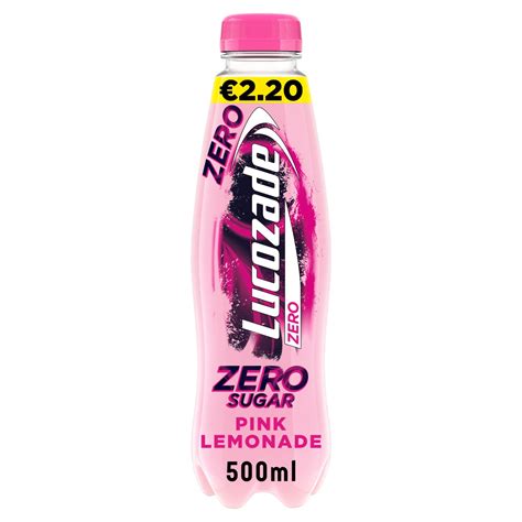 Lucozade Zero Pink Lemonade Bottle 500 Ml Storefront EN