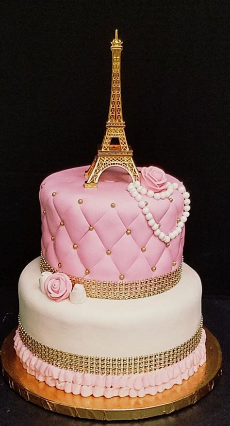 Pretty Image Of Paris Birthday Cake Albanysinsanity Paris