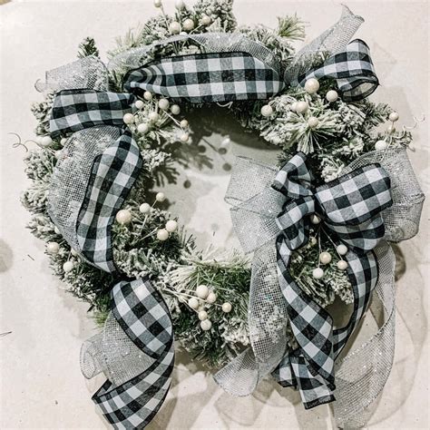 Buffalo Plaid Christmas Wreath Crafting With Brenna