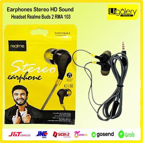 Realme Buds 2 RMA 103 Earphones HD Sound Quality Stereo Headphones 3