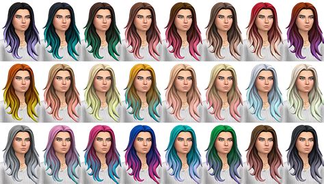 Busted Pixels : Fortnite Misc Hair Set 01 Conversion/Edit Base...