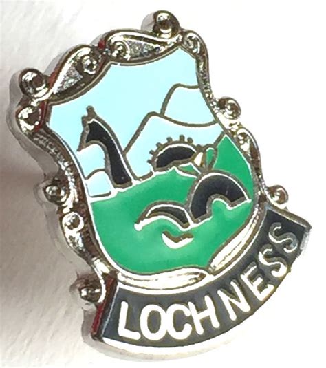 Loch Ness Monster Scotland Small Enamel Lapel Pin Badge T0057