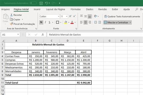 Como Mesclar Células No Microsoft Excel E Desfazer Mesclagem