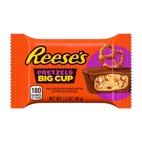 Reeses Big Cup With Pretzels Peanut Butter Cup 13 Oz