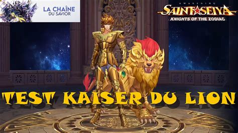 Test Perso S Kaiser Du Lion Saint Seiya Awakening Saintseiyaawakening