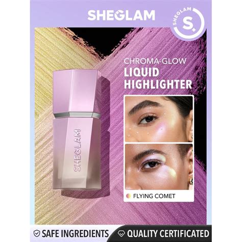 Sheglam Chroma Glow Bloom Liquid Highlighter Shine Brighter Than Cosmos