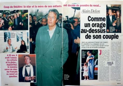 COUPURE DE PRESSE Clipping 1986 Alain Delon 2 Pages 4 28 PicClick UK