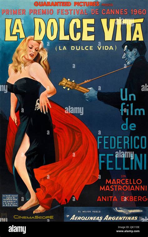 La Dolce Vita Film Poster 1960 Satirischer Comedy Drama Film Von