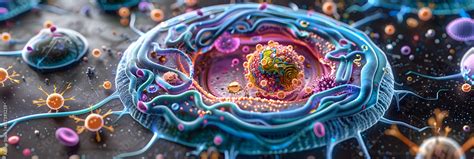depth visualization   biological cell structure highlighting key