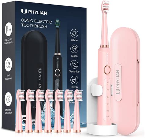 PHYLIAN H8 Sonic Brosse à dents électrique pour adultes Brosse à