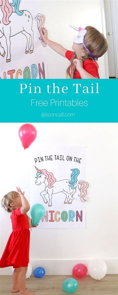 Free Pin The Tail On The Unicorn Printable