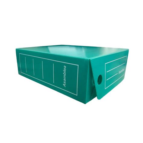 Caja De Archivo Legajo Verde X Unidad Asamblea