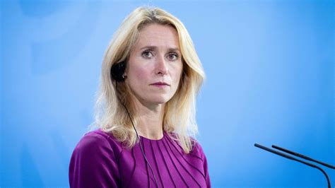 Estonia prime minister warns against "peace at any price" with Putin