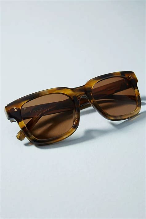 Raen Gilman Square Tortoise Sunglasses Anthropologie