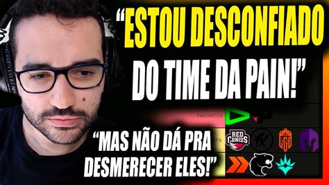 TAKESHI REAGINDO AO TIERLIST DOS TIMES DO CBLOL FEITA PELO MD3 PODCAST