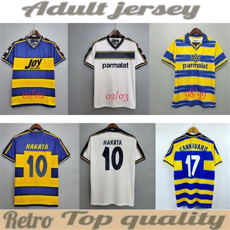 Parma Retro Soccer Jersey Home Fuser Baggio Crespo