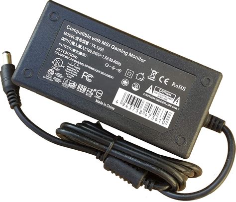 Msi Optix Mag C Computer Monitor Power Supply Ac Adapter Cord