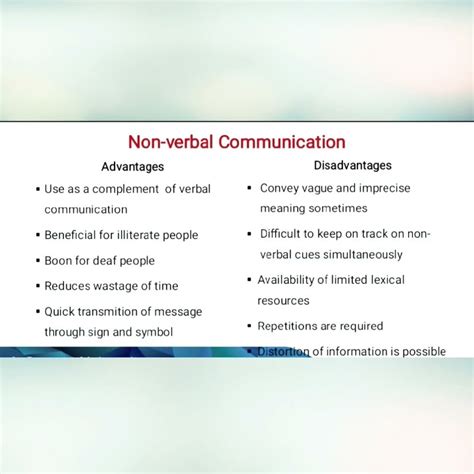 Advantages And Disadvantages Of Non Verbal Communication Shorts