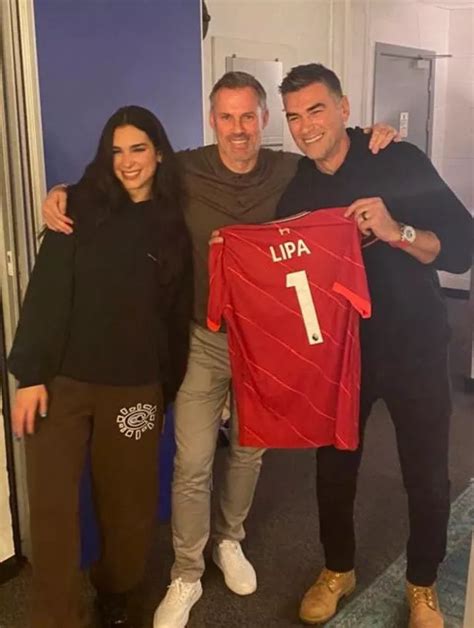 Dua Lipa sends Liverpool 'anthem' message and meets Anfield legend at ...