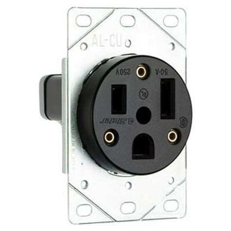 Pass & Seymour Straight Blade Single Receptacle NEMA 6-50R 50A 250V 3804 Boxed - Walmart.com ...