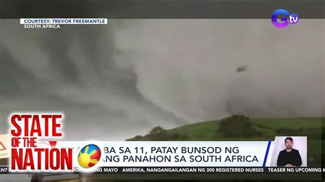 Di Bababa Sa Patay Bunsod Ng Masamang Panahon Sa South Africa