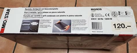 Mio Star Raclette Grillger T Mit Natursteinplatte Kaufen Auf Ricardo