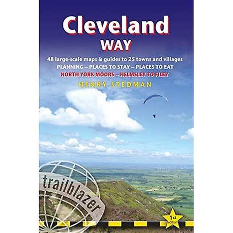 Cleveland Way Trailblazer British Walking Guide 48 Large Scale