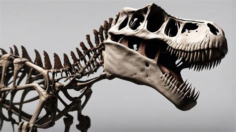 Tyrannosaurus Rex Skeleton the Skeleton of the Tyrannosaurus Rex Was a ...