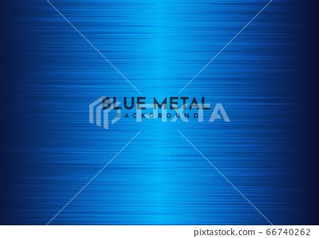 Blue Metal Technology Background Texture Aluminum Stock Illustration