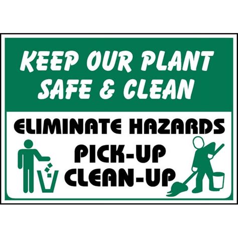 Vinyl Stickers Keep Our Plant Safe And Clean Sign Safety And Warning Warehouse Signs Stickers