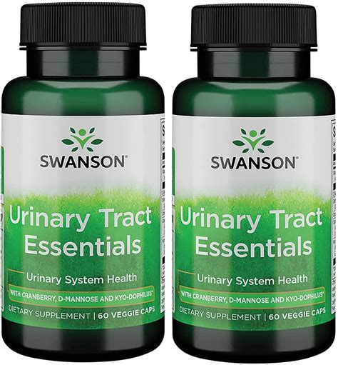 Swanson Urinary Tract Essentials 60 Veg Capsules 2 Pack