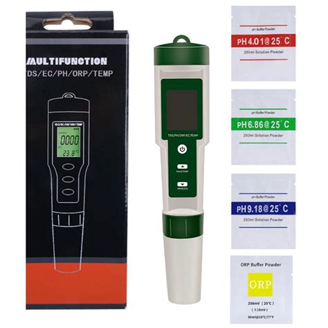 EZ 9910 5 In 1 Ph Orp Tds Ec Temperature Digital Meter Water Quality