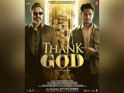 Sidharth Malhotra, Ajay Devgn's 'Thank God' title track out now ...