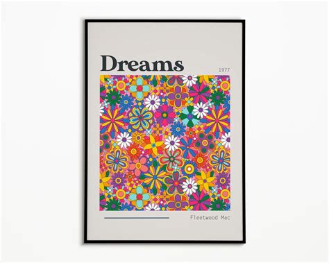 DREAMS FLEETWOOD MAC Inspired Wall Print Lyrics Print - Etsy