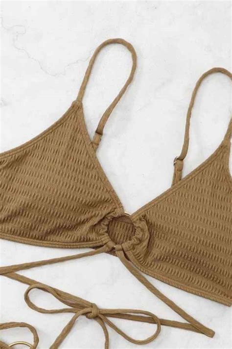 Sexy Halter Neck Two Piece Swimsuit Bikini Set Reflex Garments