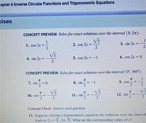 Solved Apter 6 Inverse Circular Functions And Trigonometric